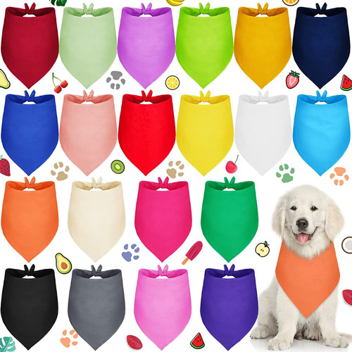 Bandane per cani - in, tinta