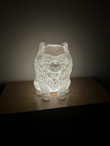 Lampada cucciolo pomerania - lampada, di